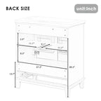 Mobile bagno 30 pollici senza lavabo Ante multifunzione Cassetto Struttura solida MDF Verde