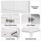 Mobile bagno 30 pollici senza lavabo Ante multifunzione Cassetto Struttura solida MDF Verde