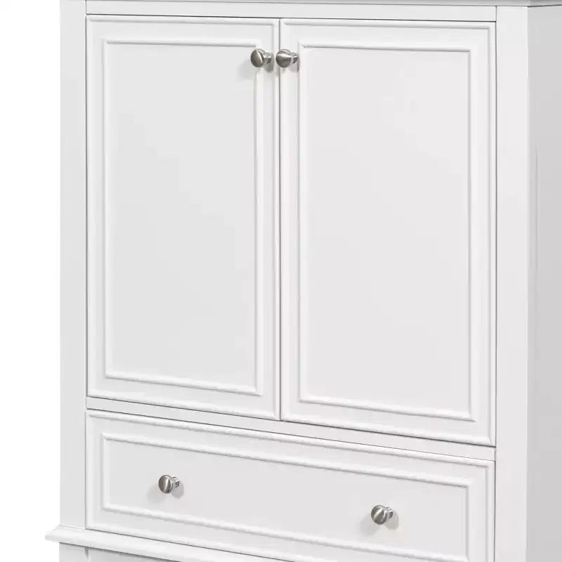 Mobile bagno 30 pollici senza lavabo Ante multifunzione Cassetto Struttura solida MDF Verde