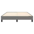 Base letto in tessuto grigio scuro, compensato, legno multistrato, Queen