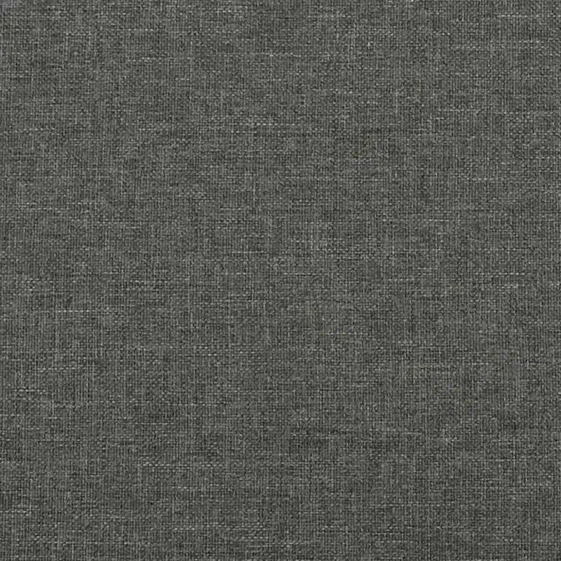 Base letto in tessuto grigio scuro, compensato, legno multistrato, Queen