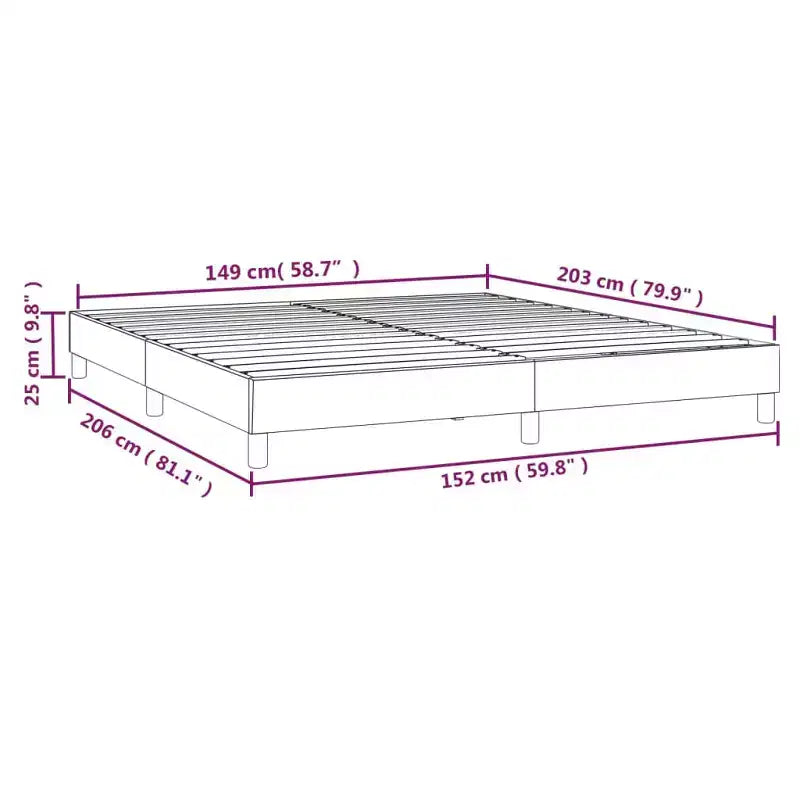 Base letto in tessuto grigio scuro, compensato, legno multistrato, Queen