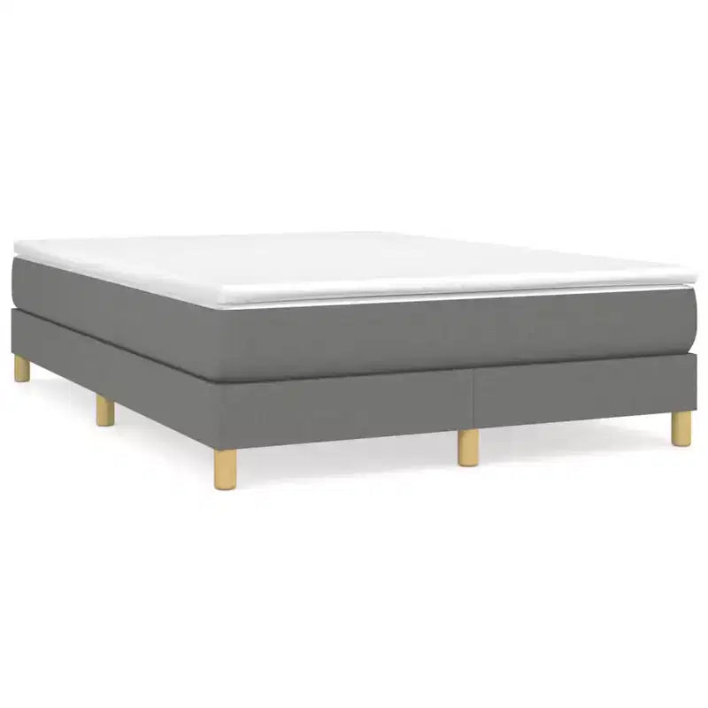 Giroletto in tessuto grigio scuro (100% poliestere), compensato, legno ingegnerizzato