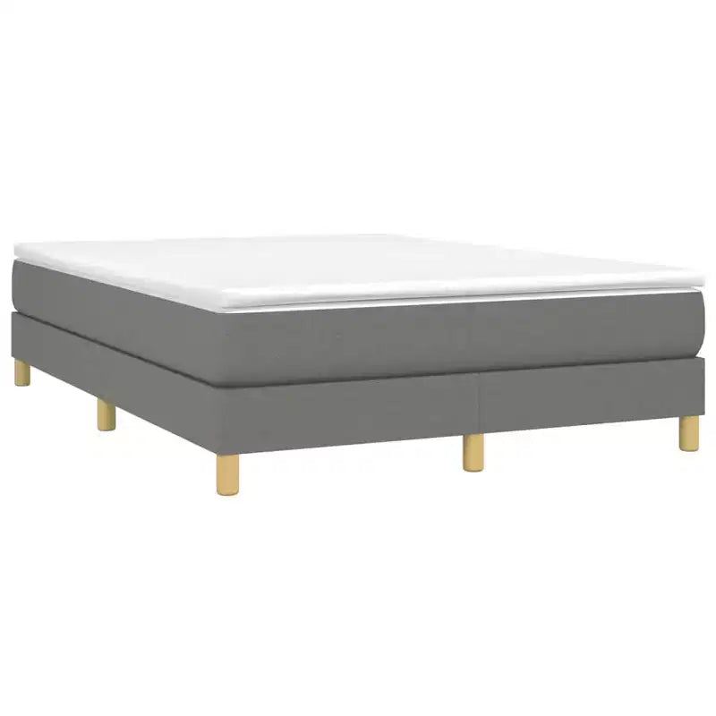 Giroletto in tessuto grigio scuro (100% poliestere), compensato, legno ingegnerizzato