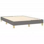 Giroletto in tessuto grigio scuro (100% poliestere), compensato, legno ingegnerizzato