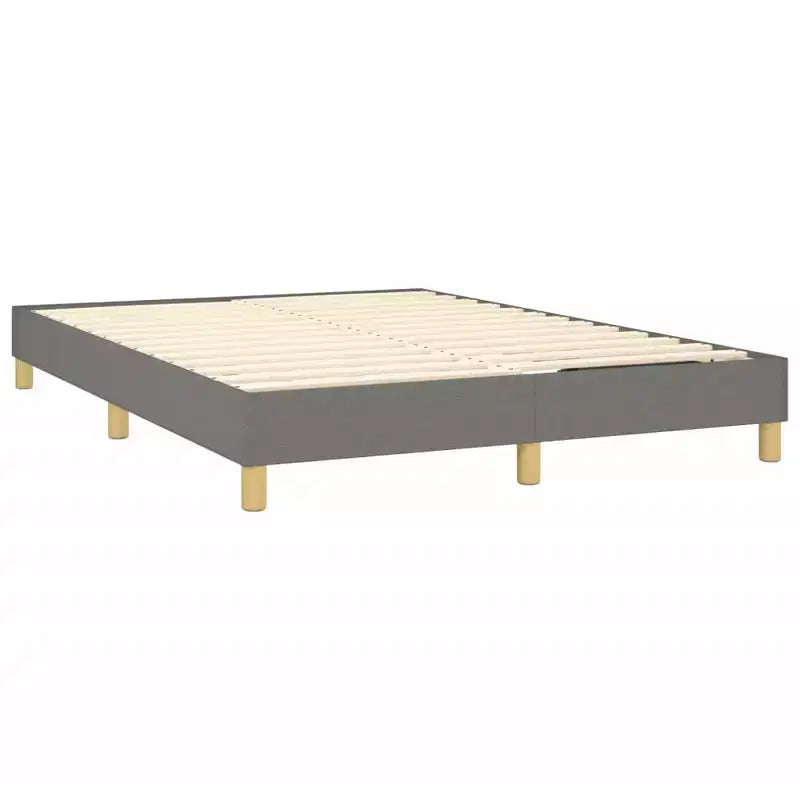 Giroletto in tessuto grigio scuro (100% poliestere), compensato, legno ingegnerizzato