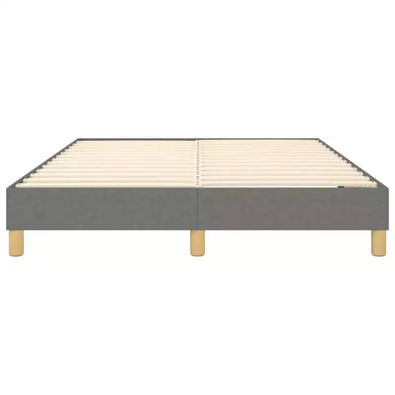 Giroletto in tessuto grigio scuro (100% poliestere), compensato, legno ingegnerizzato