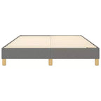 Giroletto in tessuto grigio scuro (100% poliestere), compensato, legno ingegnerizzato