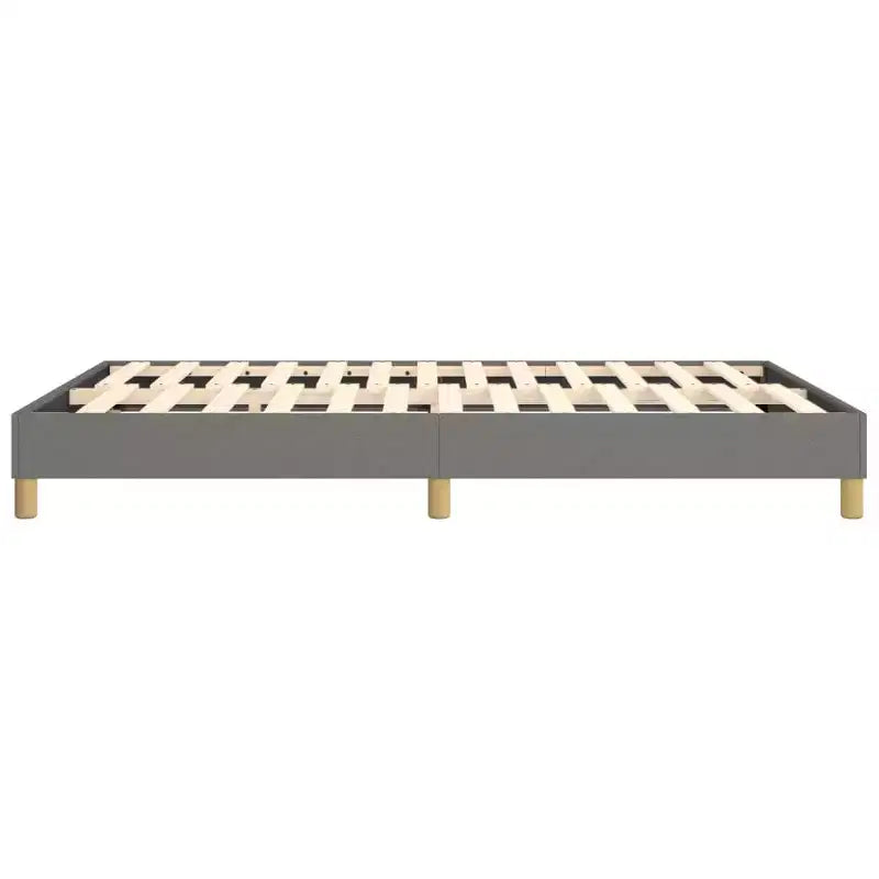 Giroletto in tessuto grigio scuro (100% poliestere), compensato, legno ingegnerizzato