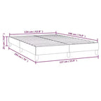 Giroletto in tessuto grigio scuro (100% poliestere), compensato, legno ingegnerizzato