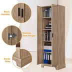 Mobile Contenitore Marrone 2 Ante Scaffale Regolabile MDF
