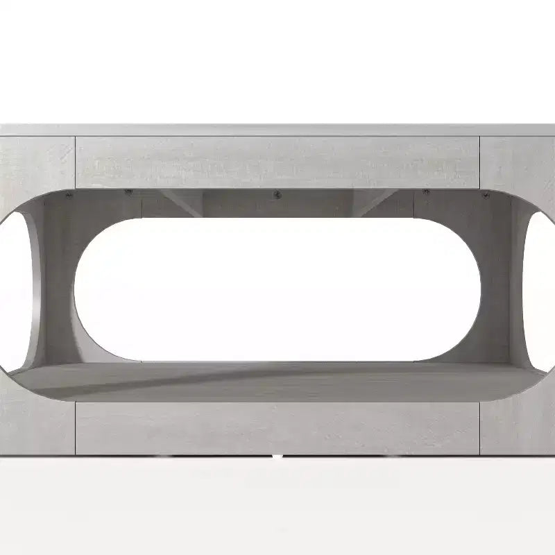 Tavolino moderno con ripiano aperto 88,4 L x 88,4 P x 40,9 H cm