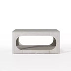 Tavolino moderno con ripiano aperto 88,4 L x 88,4 P x 40,9 H cm