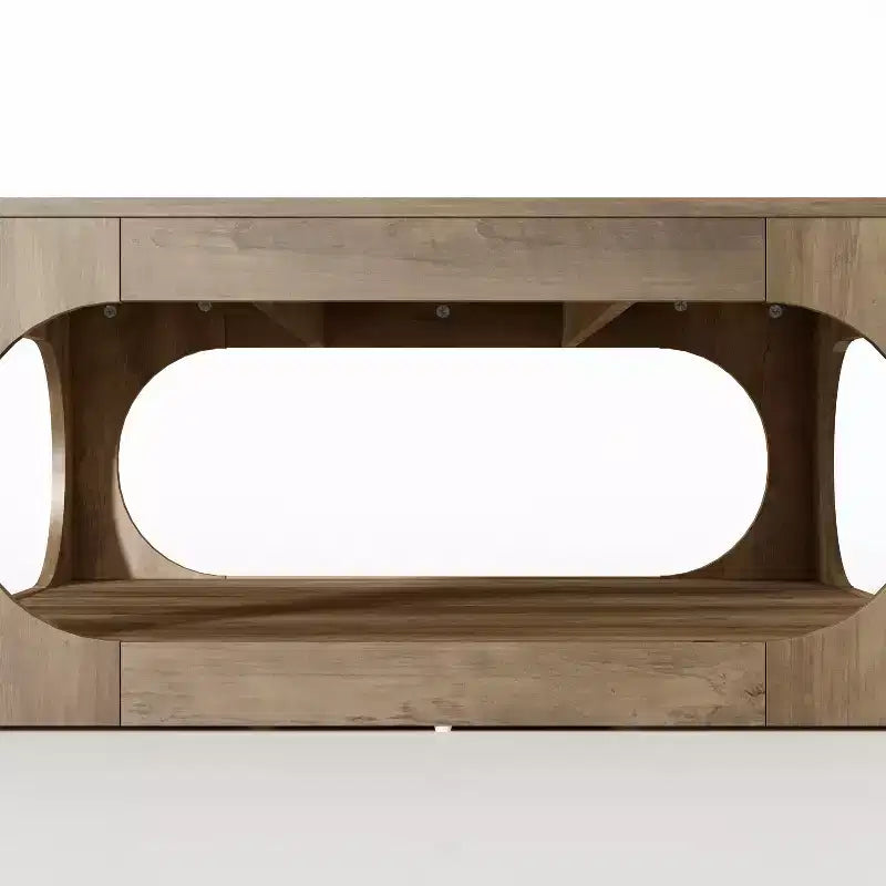 Tavolino moderno con ripiano aperto 88,4 L x 88,4 P x 40,9 H cm