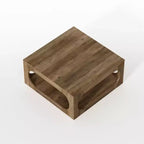 Tavolino moderno con ripiano aperto 88,4 L x 88,4 P x 40,9 H cm