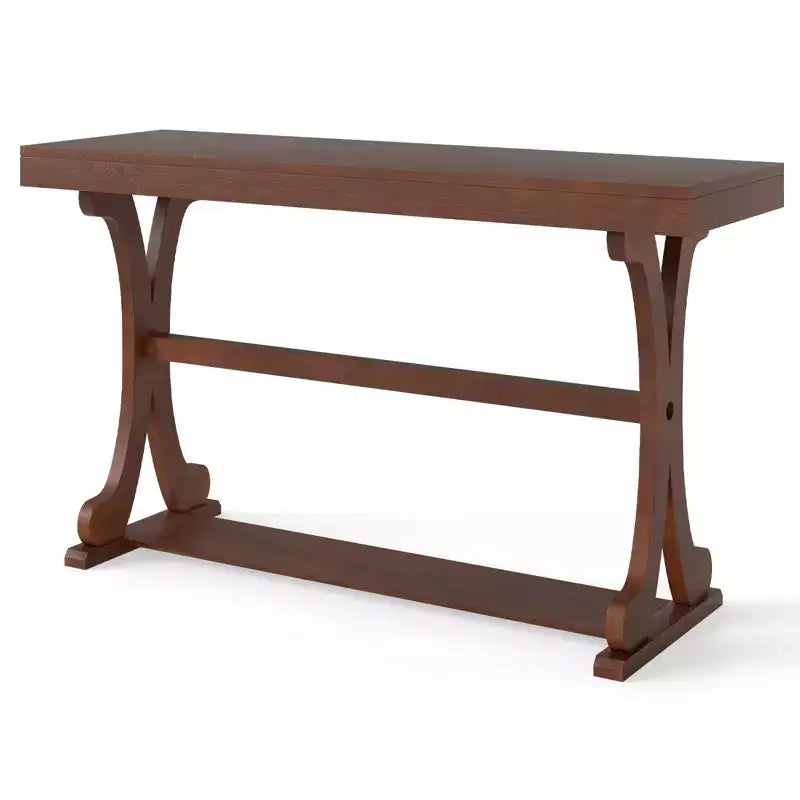Tavolino Stretto Consolle Vintage Tavolo da Divano con Ripiano Aperto