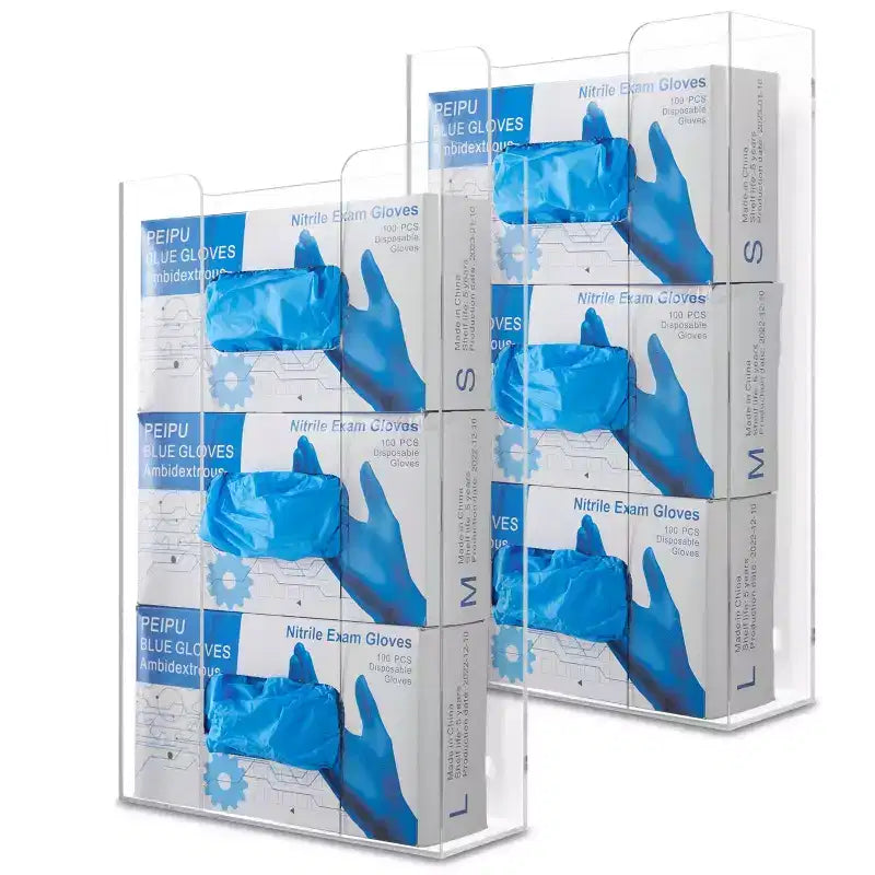 Stock Your Home Stock Your Home Acrylic Wall Mount Tissue Box / Gloves Dispenser (2 Pack)