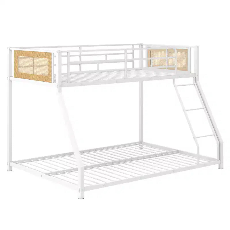 Metal Bunk Bed Twin Over Full Low Profile