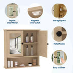 Mobiletto da bagno a parete, mobiletto a 2 ripiani sopra il WC, mobiletto in legno impermeabile per bagno, cucina, soggiorno