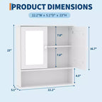 Mobiletto da bagno a parete, mobiletto a 2 ripiani sopra il WC, mobiletto in legno impermeabile per bagno, cucina, soggiorno
