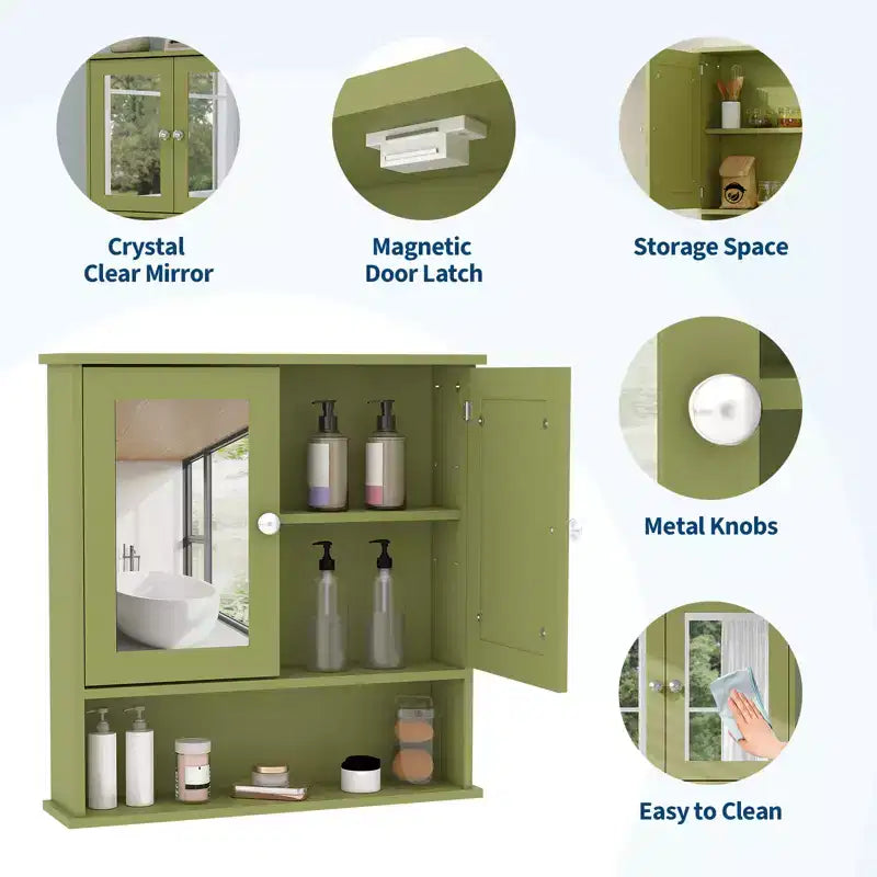 Mobiletto da bagno a parete, mobiletto a 2 ripiani sopra il WC, mobiletto in legno impermeabile per bagno, cucina, soggiorno