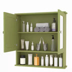 Mobiletto da bagno a parete, mobiletto a 2 ripiani sopra il WC, mobiletto in legno impermeabile per bagno, cucina, soggiorno