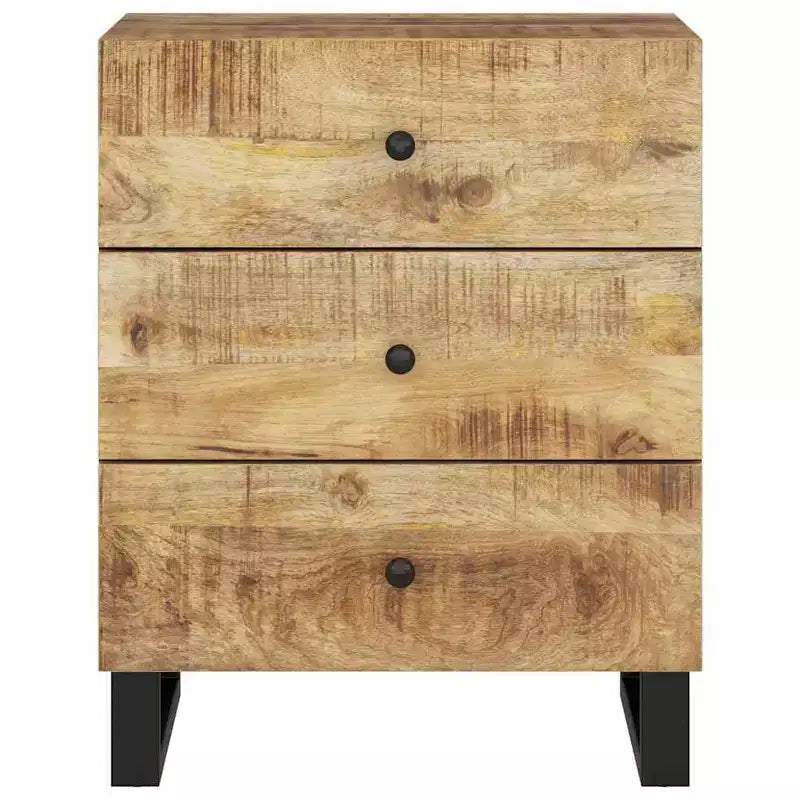 Comodino con armadietto a giorno