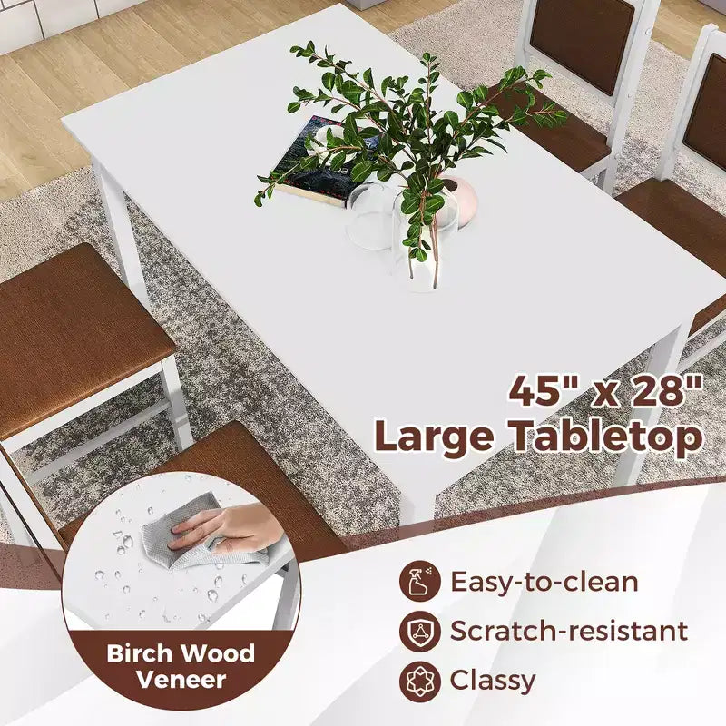 5-Piece Dining Table Set