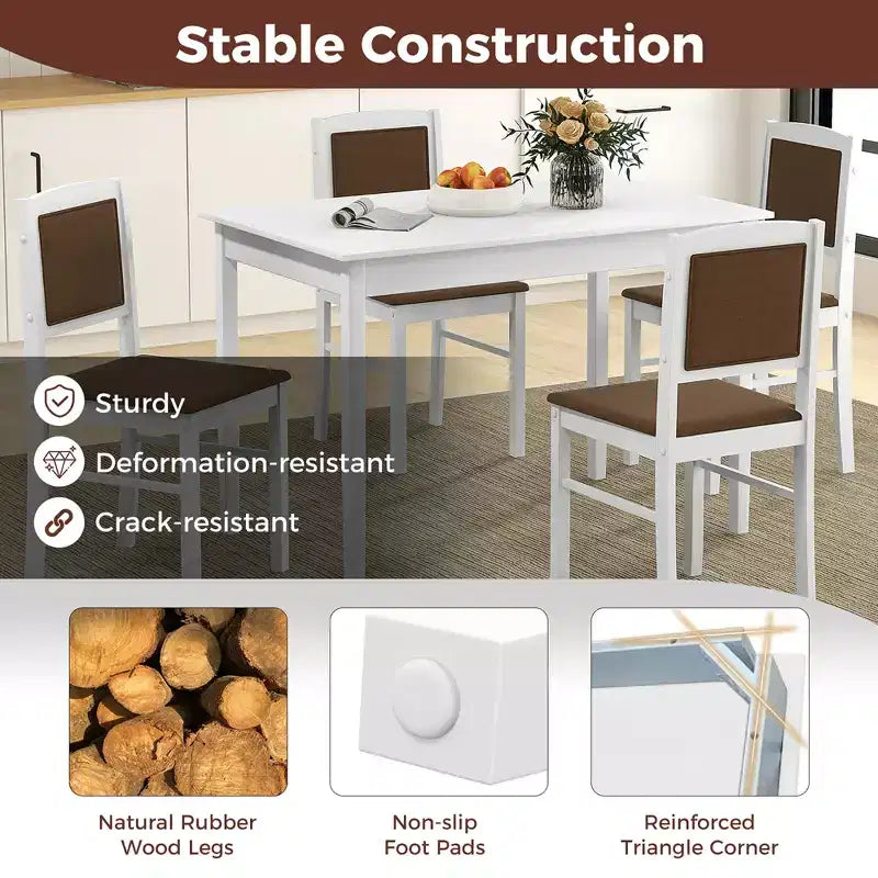 5-Piece Dining Table Set