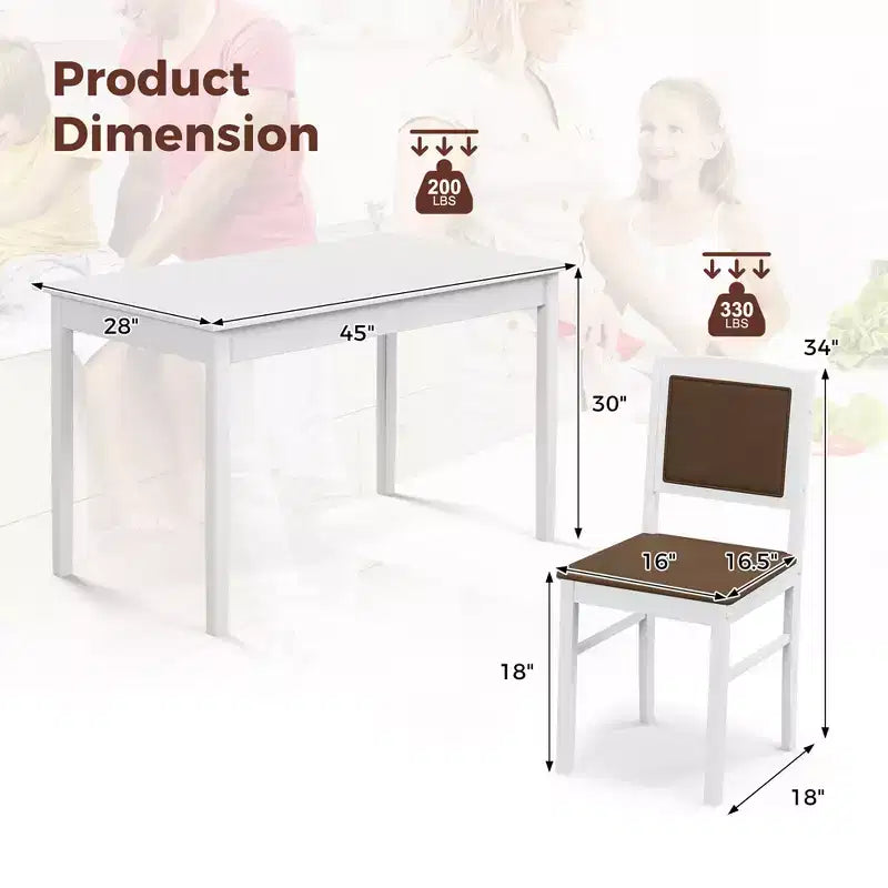 5-Piece Dining Table Set