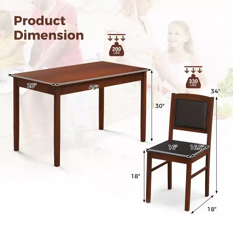 5-Piece Dining Table Set