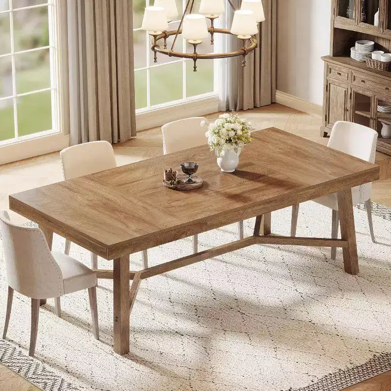 70.9-Inch Farmhouse Dining Table