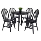 Set da pranzo 5 pezzi Moreno nero