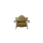 Poltrona Picardy in PU da 50" color Butterscotch/Perla Antica