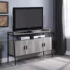 Mobile TV Samiya da 52" per TV fino a 50" con finitura Quercia Grigia/Nera
