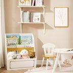 Libreria e Contenitore Portagiochi per Bambini in Legno Versailles