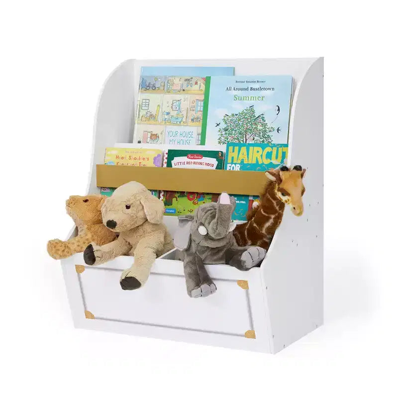 Libreria e Contenitore Portagiochi per Bambini in Legno Versailles