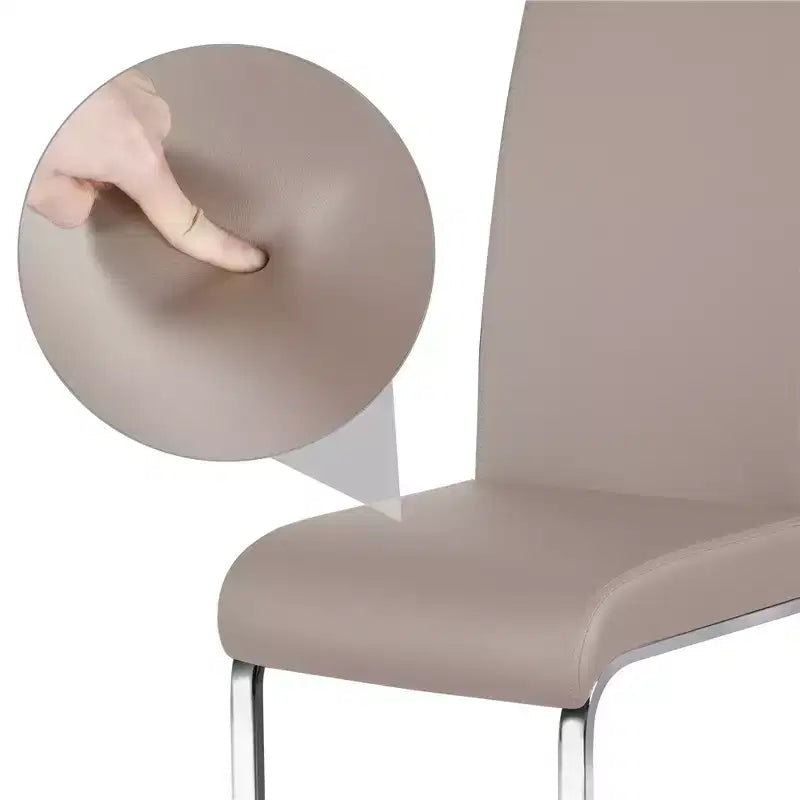 Sedie da pranzo in pelle PU per cucina e sala da pranzo (2 pezzi)