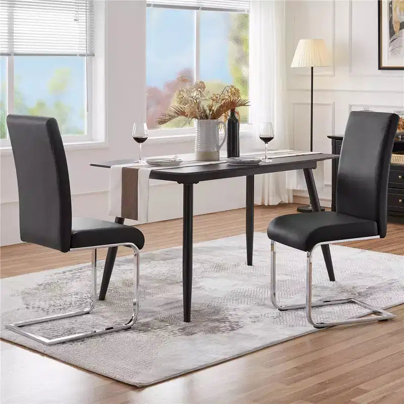 Sedie da pranzo in pelle PU per cucina e sala da pranzo (2 pezzi)