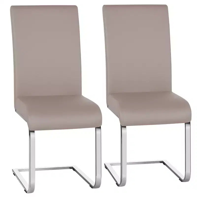 PU Leather Dining Chairs for Kitchen and Dining Room (2-Piece)
