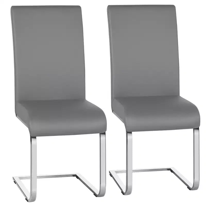PU Leather Dining Chairs for Kitchen and Dining Room (2-Piece)