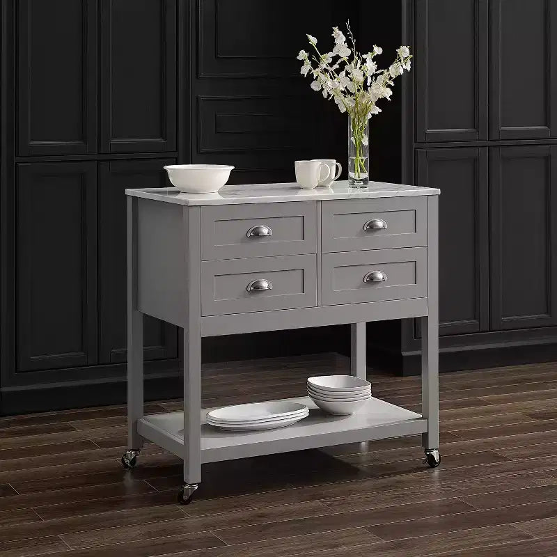 Connell Kitchen Island Cart