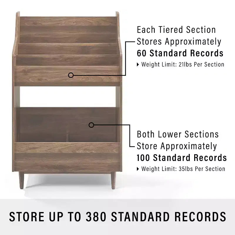 Liam Record Storage Stand